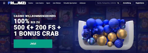 Frumzi Casino Willkommensbonus